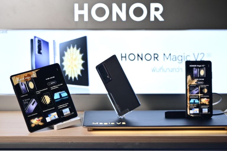HONOR เขย่าตลาดมือถือจอพับ เปิดตัว “HONOR Magic V2” บางที่สุดในตลาดประเทศไทย