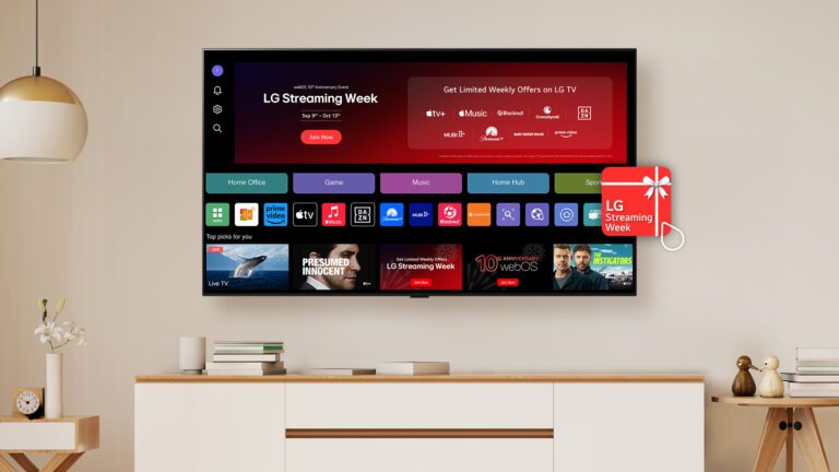 แอลจีฉลองครบรอบ 10 ปี LG webOS จัดแคมเปญ ‘LG Streaming Week’ คืนกำไรให้ลูกค้าทีวีแอลจี แจกแพ็กเกจพิเศษจากสตรีมมิ่งถึง 6 แอปฯ รวมมูลค่ากว่า 4,700 บาท