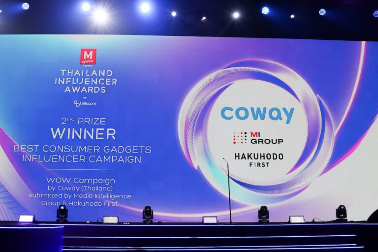 สุดยอดแคมเปญไวรัล! โคเวย์ ติดอันดับ “Best Consumer Gadgets Influencer Campaign”  ในงาน Thailand Influencer Awards 2024