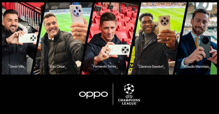 OPPO Find X8 Pro จับภาพช่วงเวลาประวัติศาสตร์ใน UEFA Champions League กลายเป็นสมาร์ตโฟนคู่ใจของนักเตะและแฟนบอล