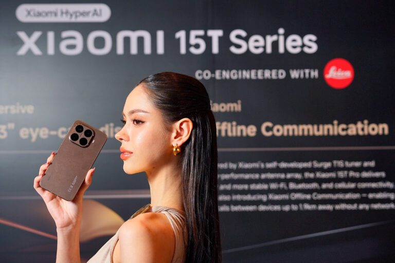 เสียวหมี่ ประเทศไทย เปิดตัวสมาร์ทโฟน Xiaomi 15T Series สมาร์ทโฟนที่ผสมผสานเลนส์อัน โดดเด่นเข้ากับเทคโนโลยีอันล้ำสมัยและการออกแบบระดับเรือธง