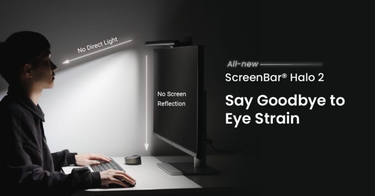 BenQ เปิดตัว ScreenBar® Halo 2: โคมไฟแขวนจอเรือธงดีไซน์แห่งอนาคต