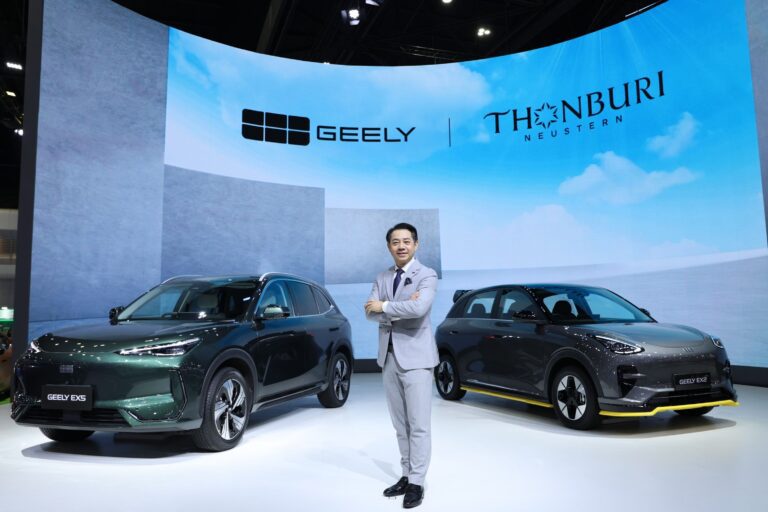 ธนบุรีนอยสเติน เปิดตัว GEELY EX5 MAX+ และ GEELY EX2 Shooting Star ในงานบางกอก อินเตอร์เนชั่นแนล มอเตอร์โชว์ ครั้งที่ 47