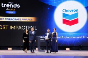 เชฟรอนคว้ารางวัลองค์กรที่เป็นที่สุดด้านการส่งผลกระทบเชิงบวกต่อสังคม จากเวที Future Trends Awards 2026